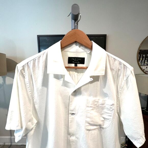 rag & bone - Japanese SS Avery Shirt 2021 NWT - White - Picture 5 of 7